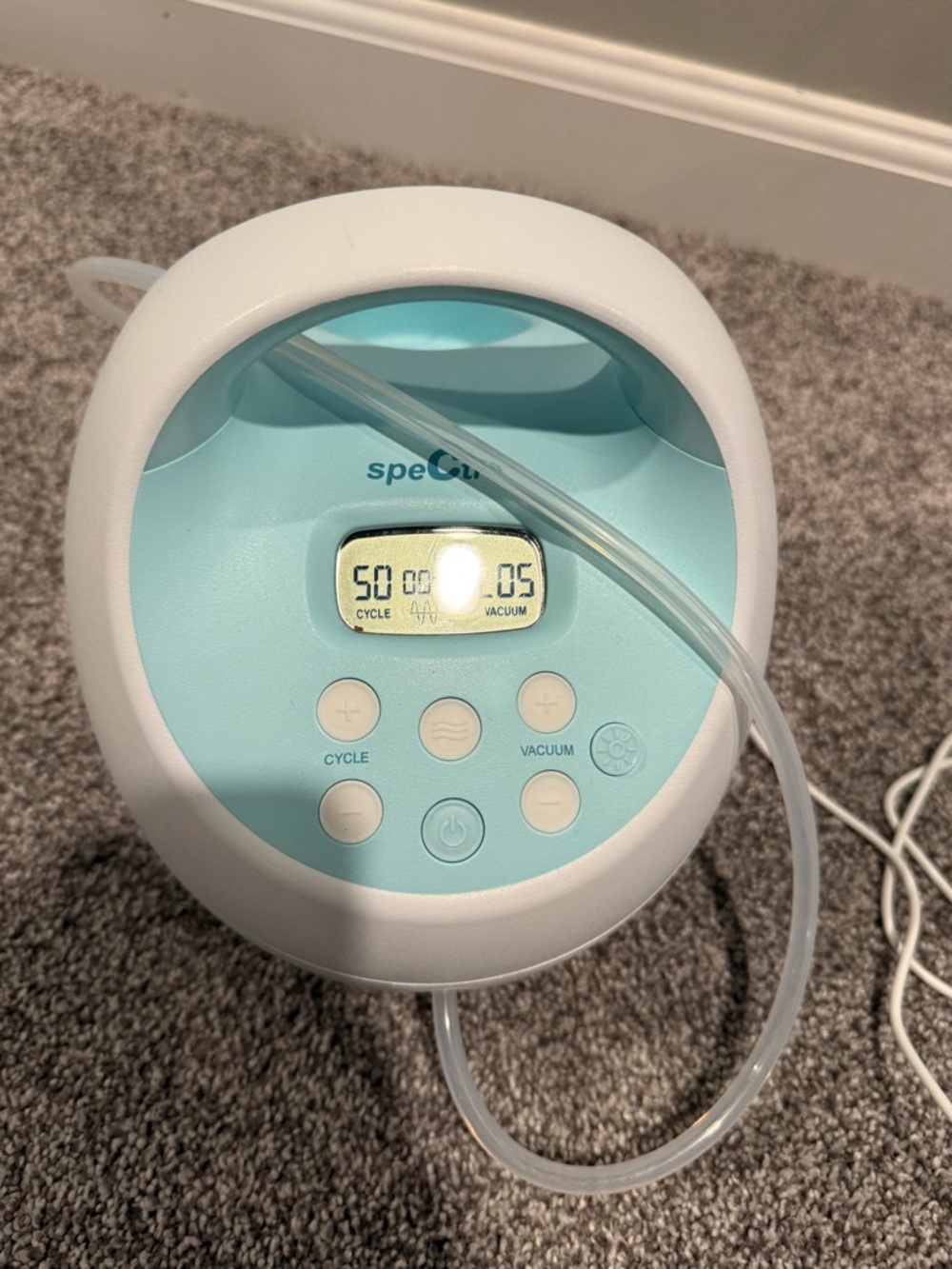 Spectra S1 Plus Electric Breast Pump - White & Mint - Picture 3 of 3